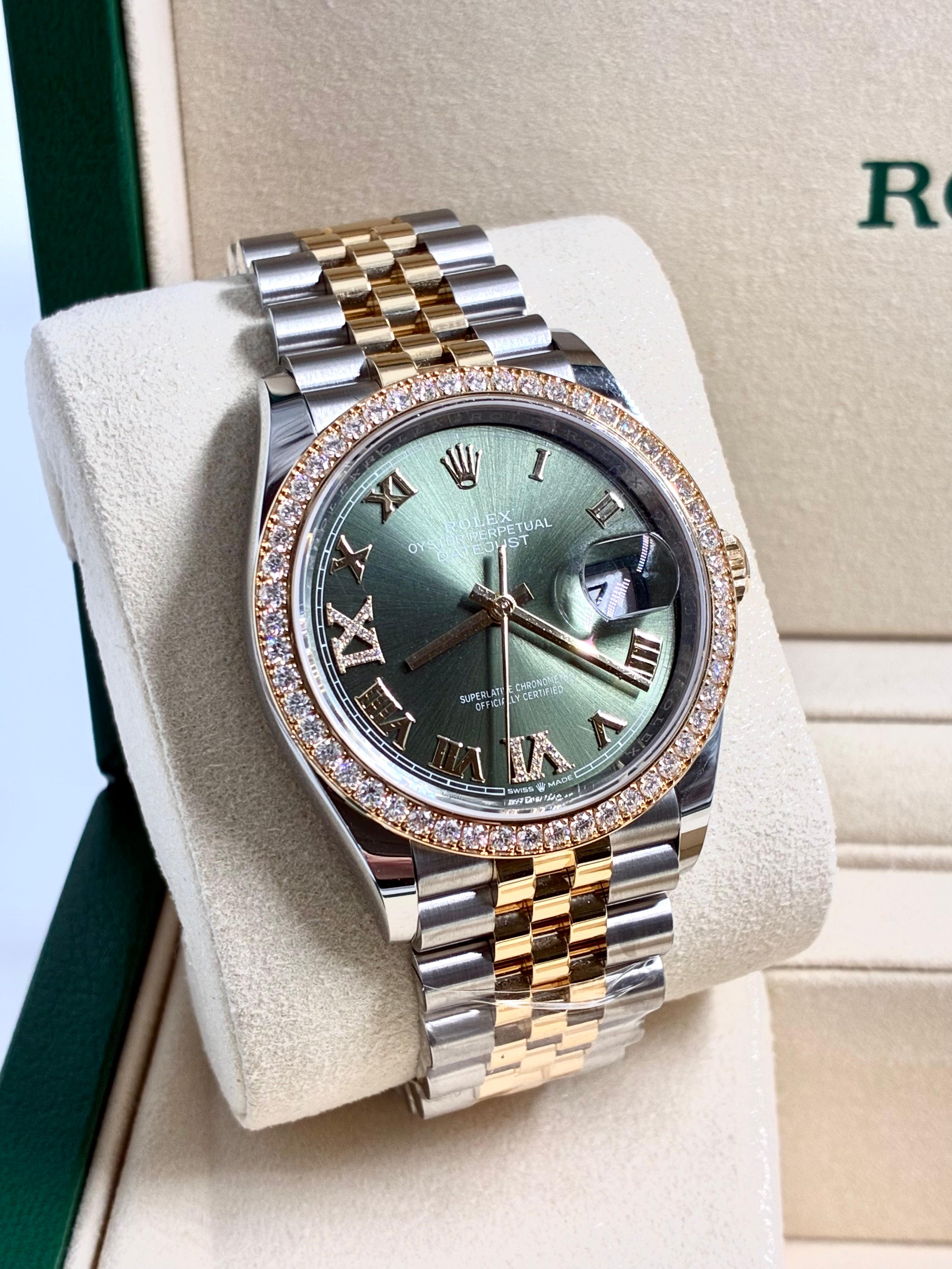 Rolex Datejust 36 126283RBR Green VIIX Jubilee 2024