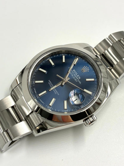 Rolex Datejust 41 126300 Blue Index Oyster 2025