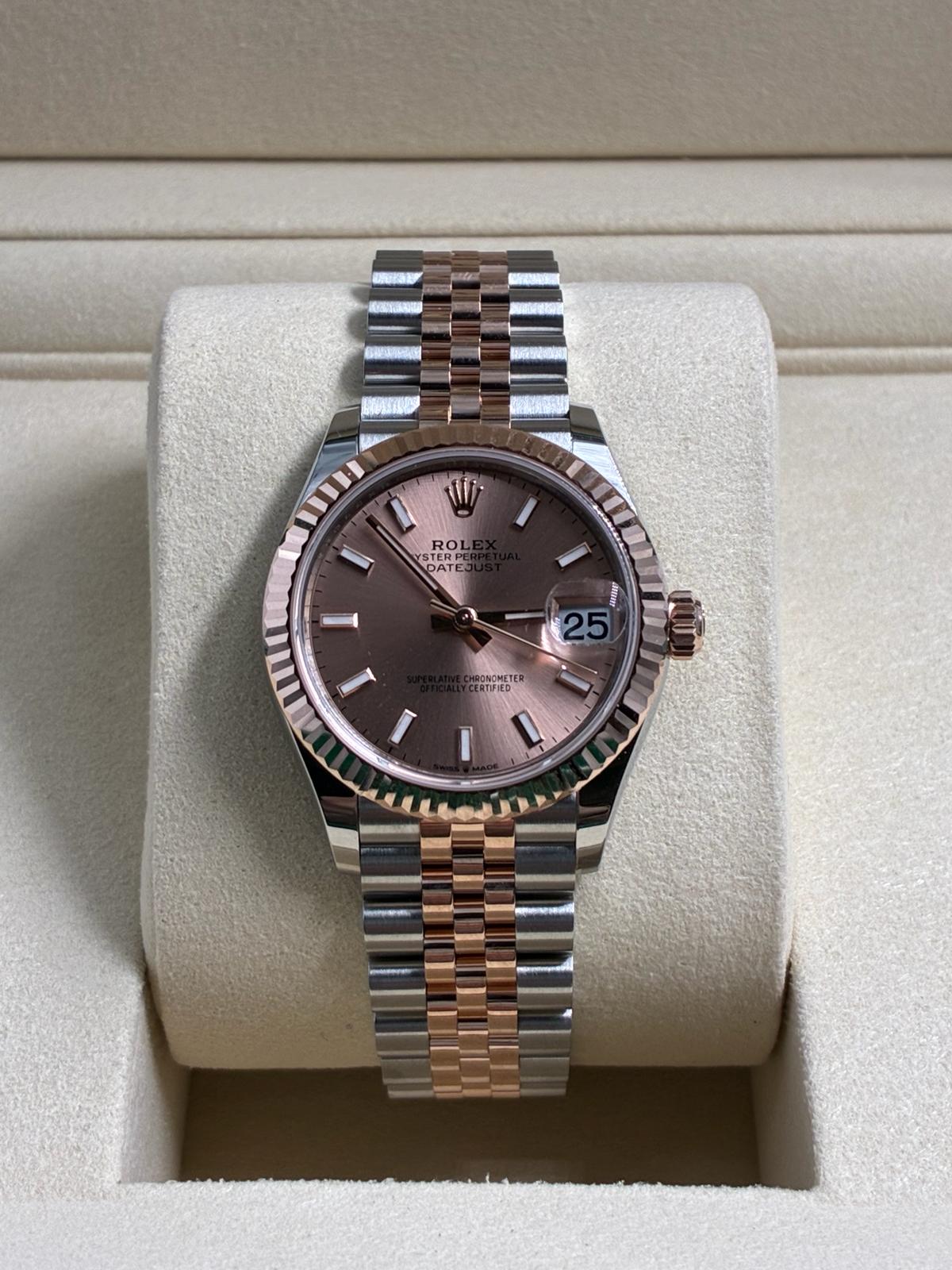 Rolex Datejust 31 278271 Pink Index Jubilee 2025