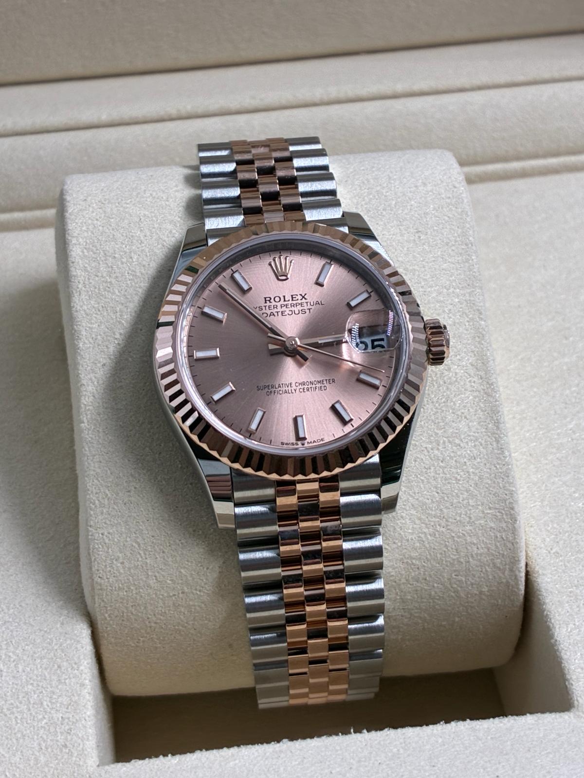 Rolex Datejust 31 278271 Pink Index Jubilee 2025
