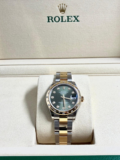 Rolex Datejust 31 278343RBR Green Diamonds Oyster 2026
