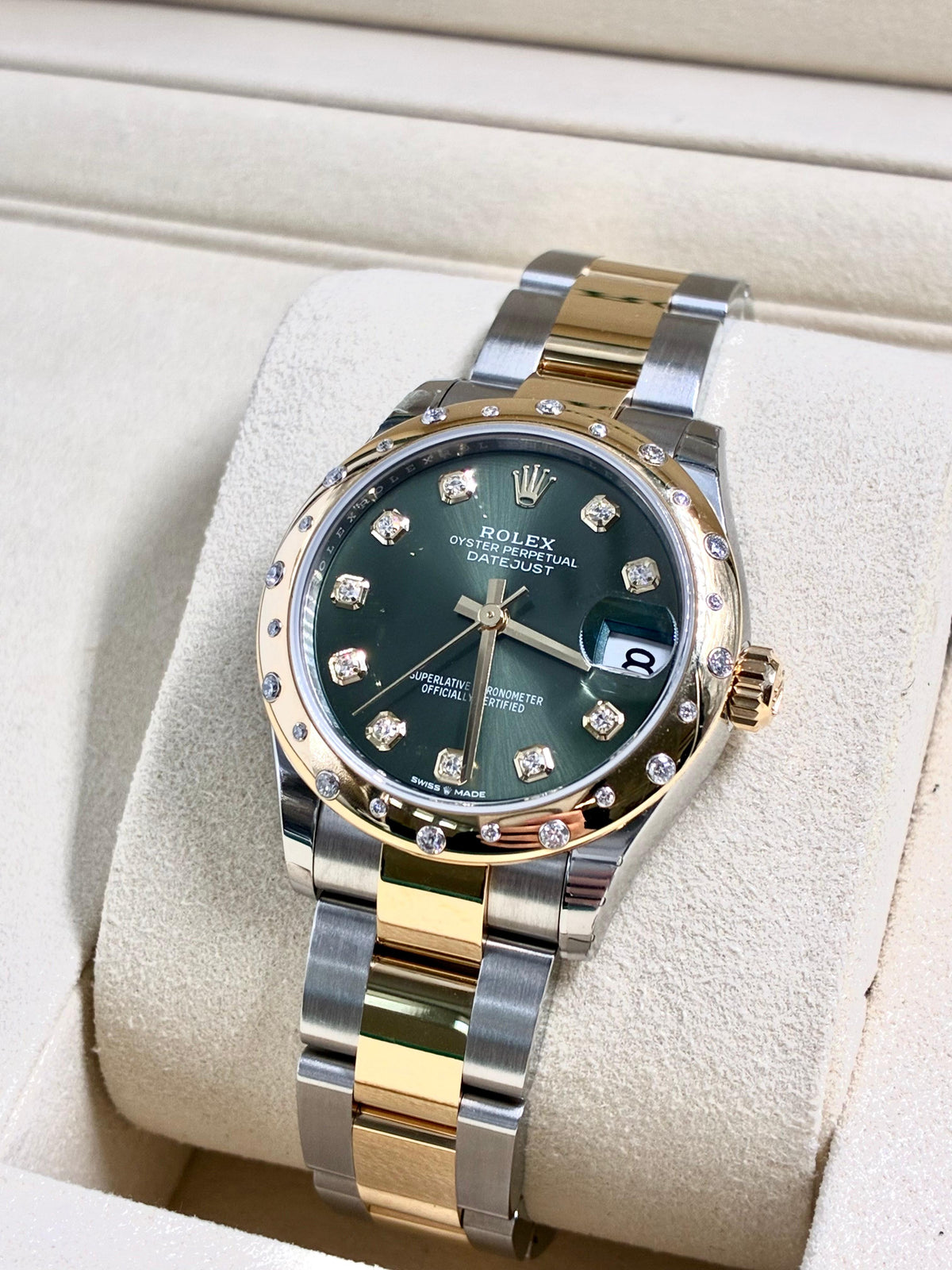 Rolex Datejust 31 278343RBR Green Diamonds Oyster 2026
