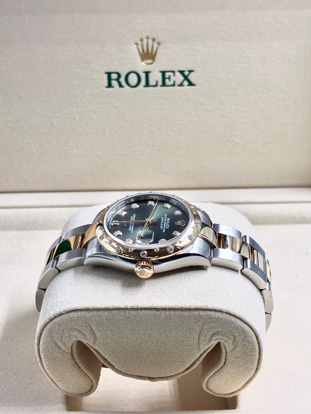 Rolex Datejust 31 278343RBR Green Diamonds Oyster 2026