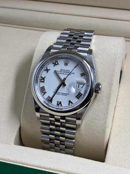 Rolex Datejust 36 126200 White Roman Jubilee 2026