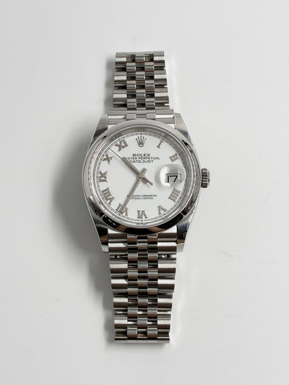 Rolex Datejust 36 126200 White Roman Jubilee 2026
