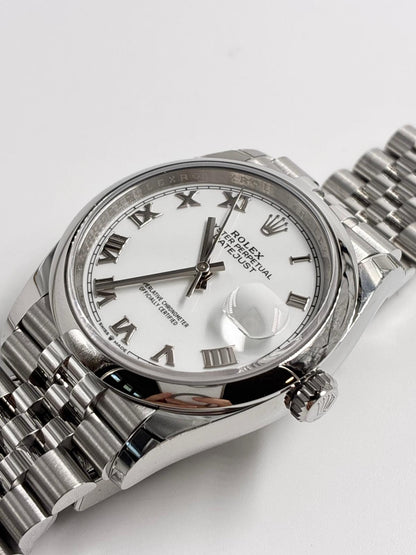 Rolex Datejust 36 126200 White Roman Jubilee 2025