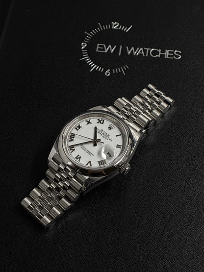 Rolex Datejust 36 126200 White Roman Jubilee 2025