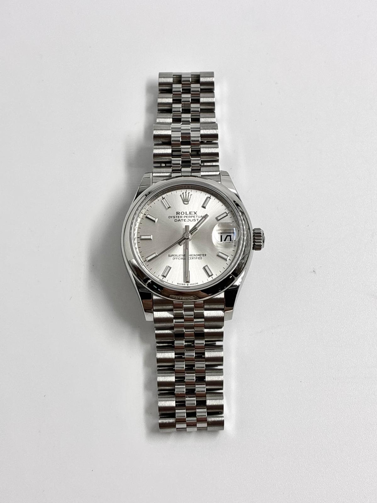 Rolex Datejust 31 278240 Silver Index Jubilee 2025