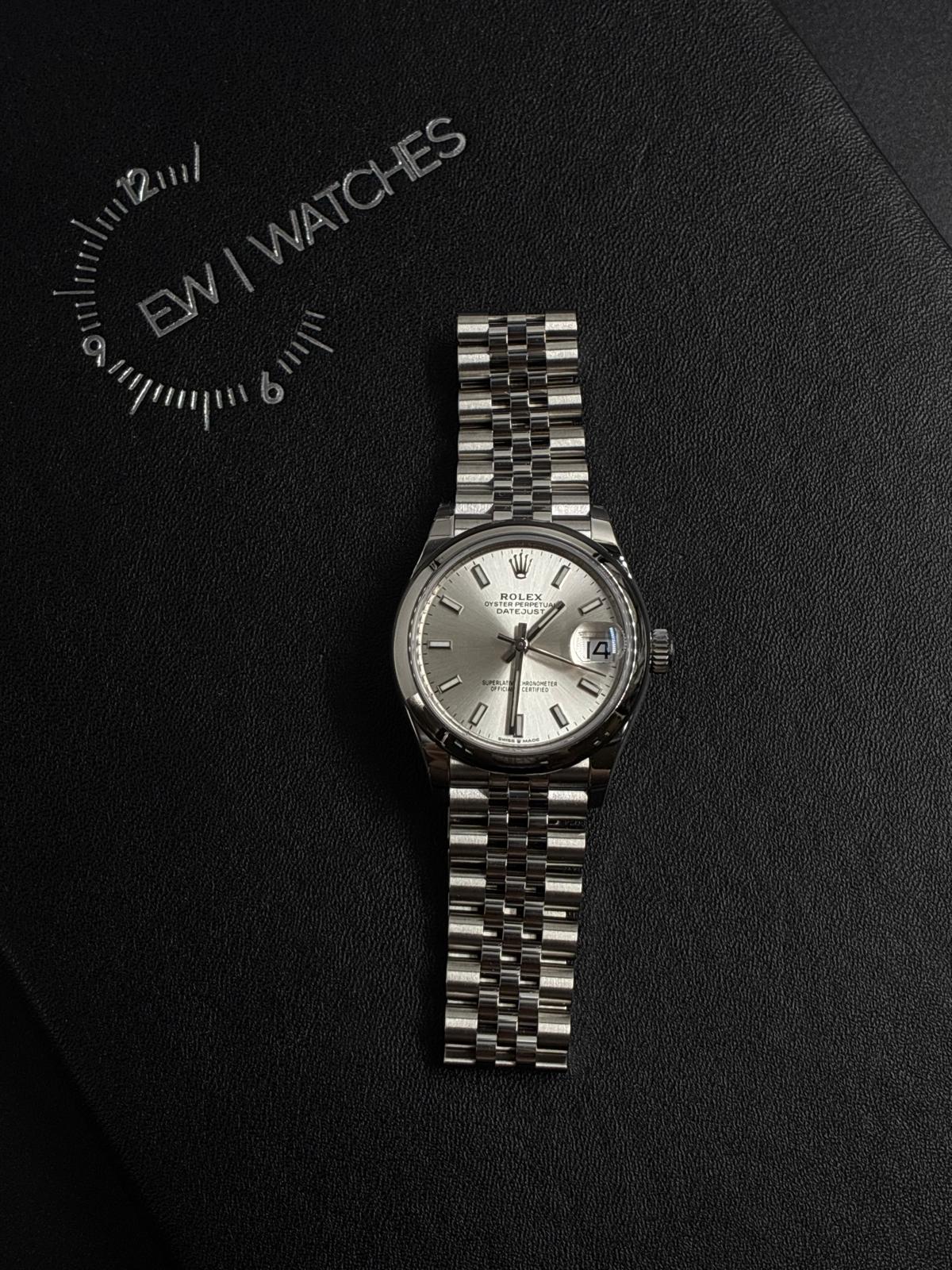 Rolex Datejust 31 278240 Silver Index Jubilee 2025