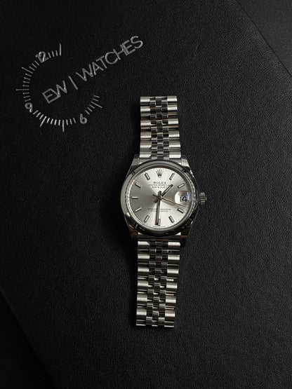Rolex Datejust 31 278240 Silver Index Jubilee 2025
