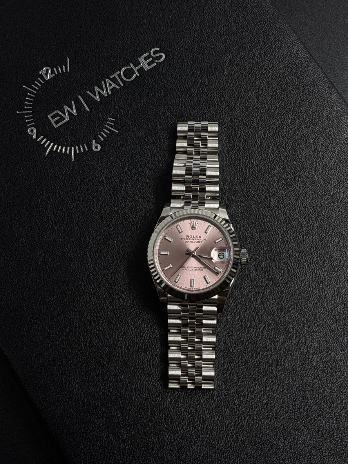 Rolex Datejust 31 278274 PINK INDEX JUB 2025