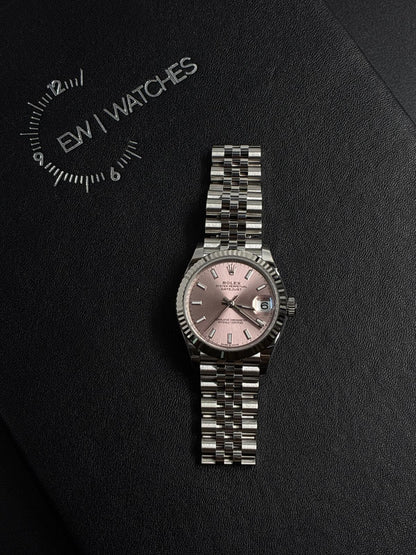 Rolex Datejust 31 278274 PINK INDEX JUB 2025