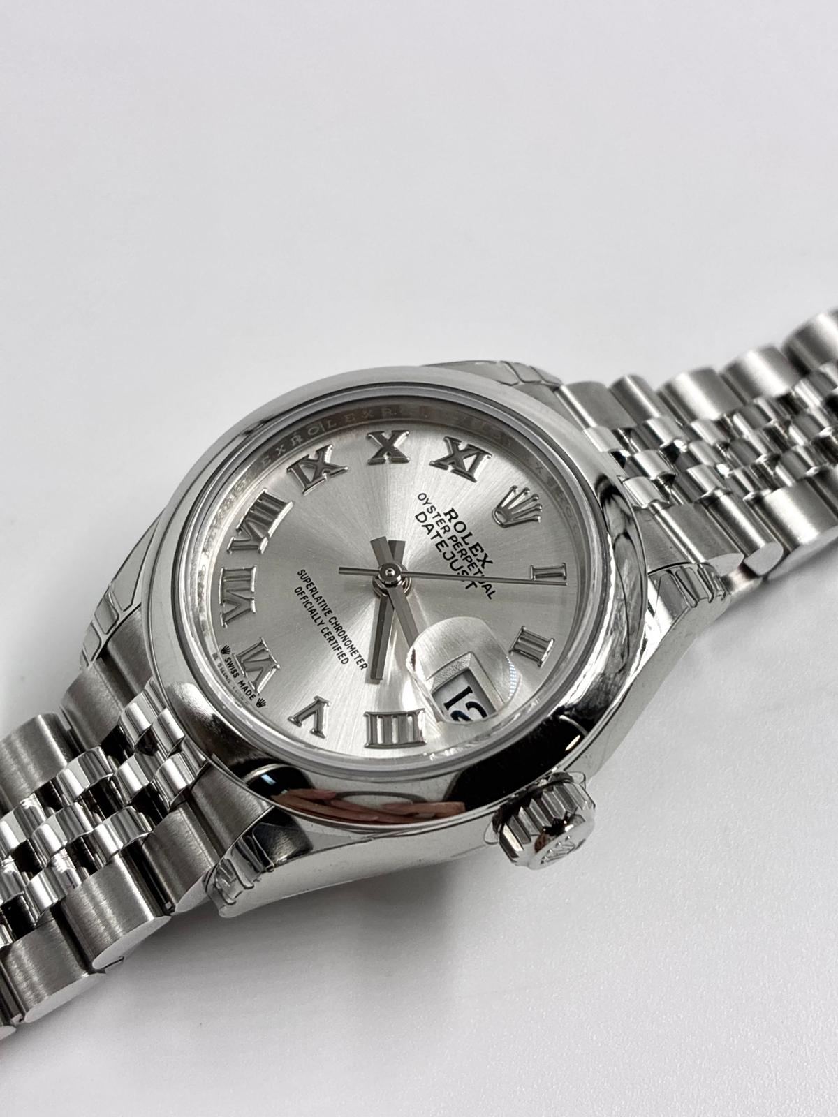 Rolex Lady-Datejust 28 279160 Silver Roman Jubilee 2026