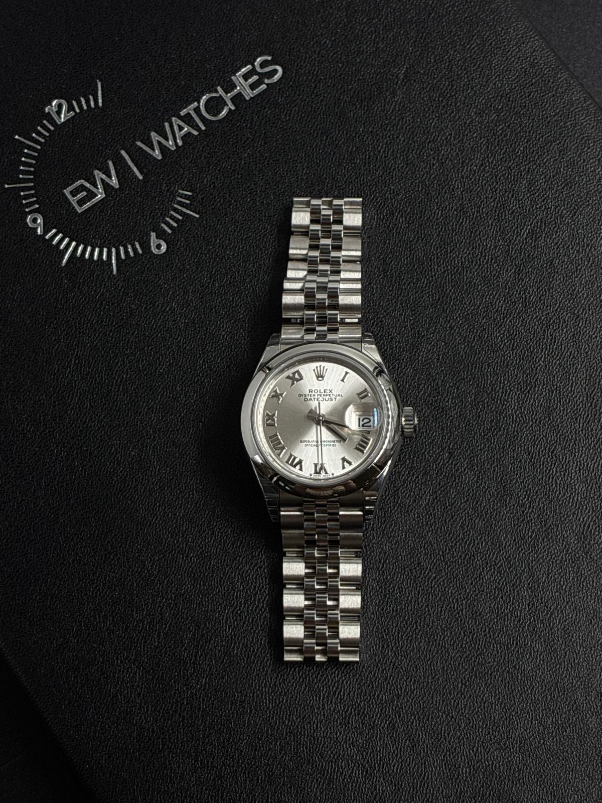 Rolex Lady-Datejust 28 279160 Silver Roman Jubilee 2026
