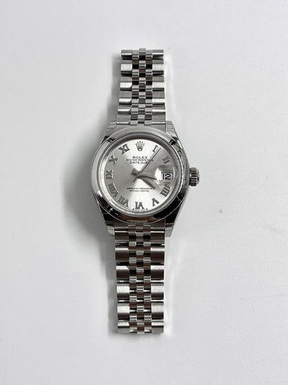 Rolex Lady-Datejust 28 279160 Silver Roman Jubilee