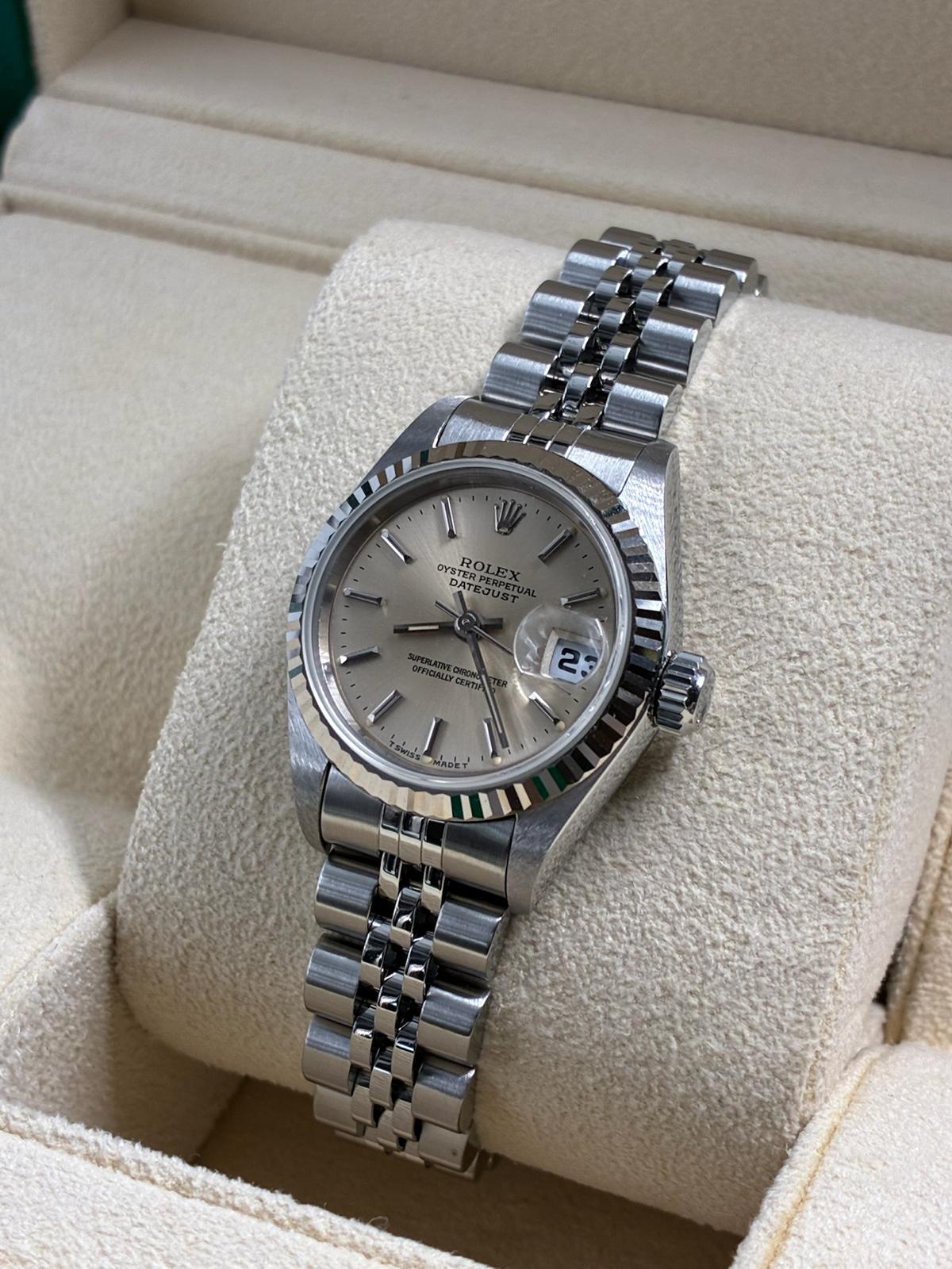 Rolex Lady-Datejust 69174 Silver Jub 1998