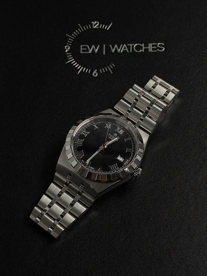 Tudor Royal M28500-0003 Black Roman 38MM