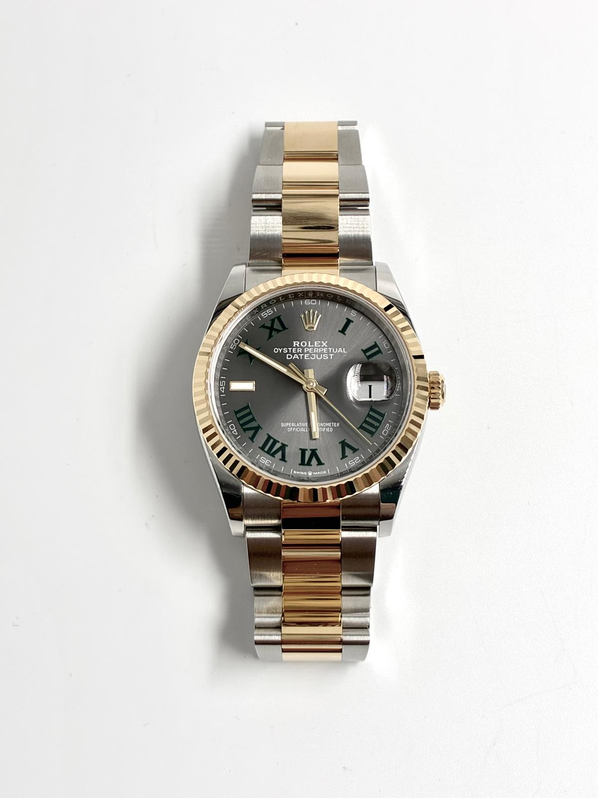 Rolex Datejust 36 126233 Wimbledon Oyster 2025