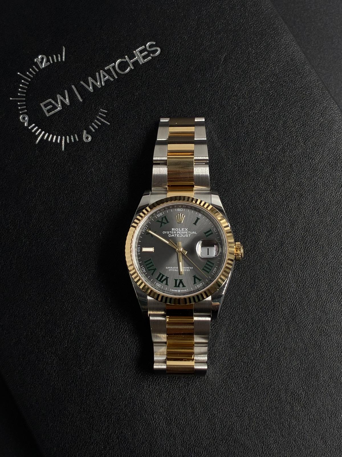 Rolex Datejust 36 126233 Wimbledon Oyster 2025