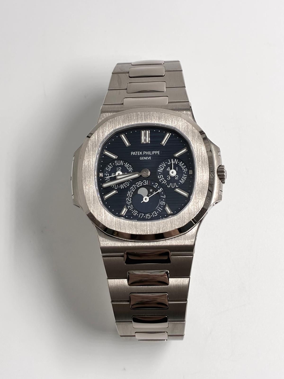 Patek Philippe 5740/1G-001 Nautilus Perpetual Calendar 5740 White Gold / Blue 2025