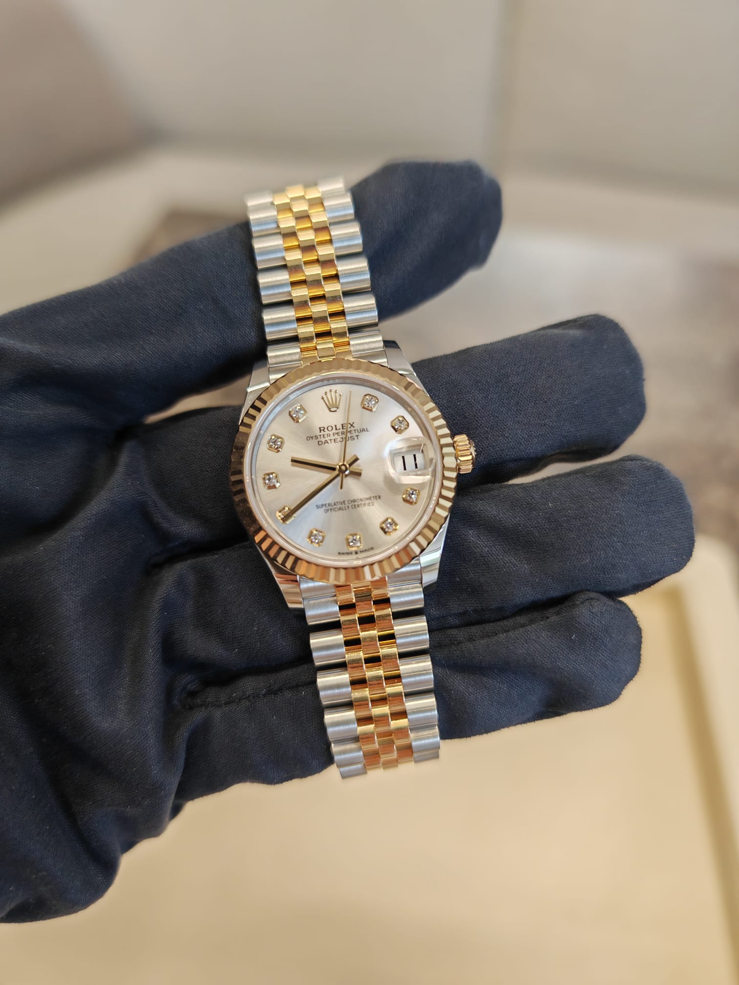 Rolex Datejust 31 278273G Silver Jubilee 2025