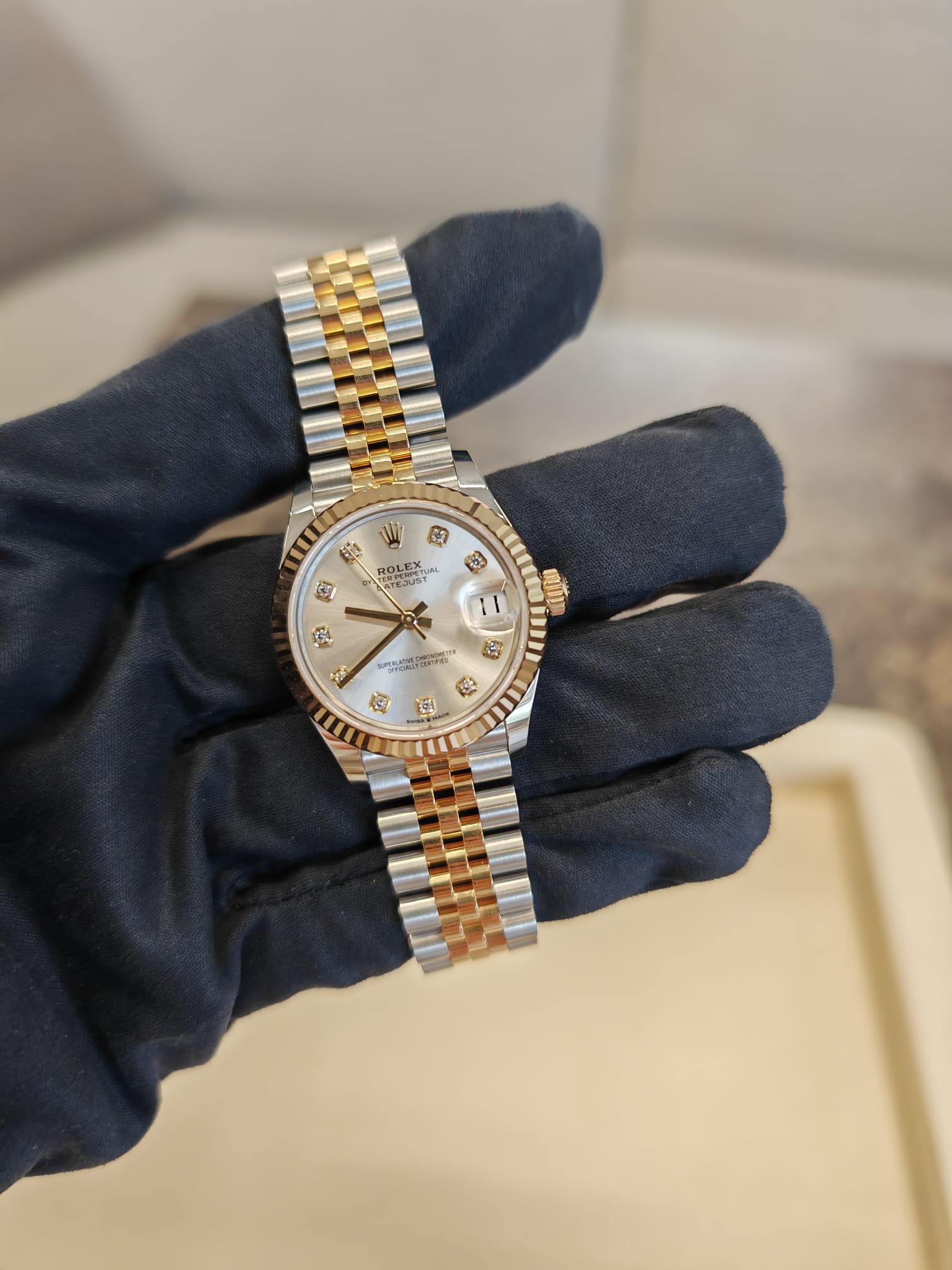 Rolex Datejust 31 278273G Silver Jubilee 2025