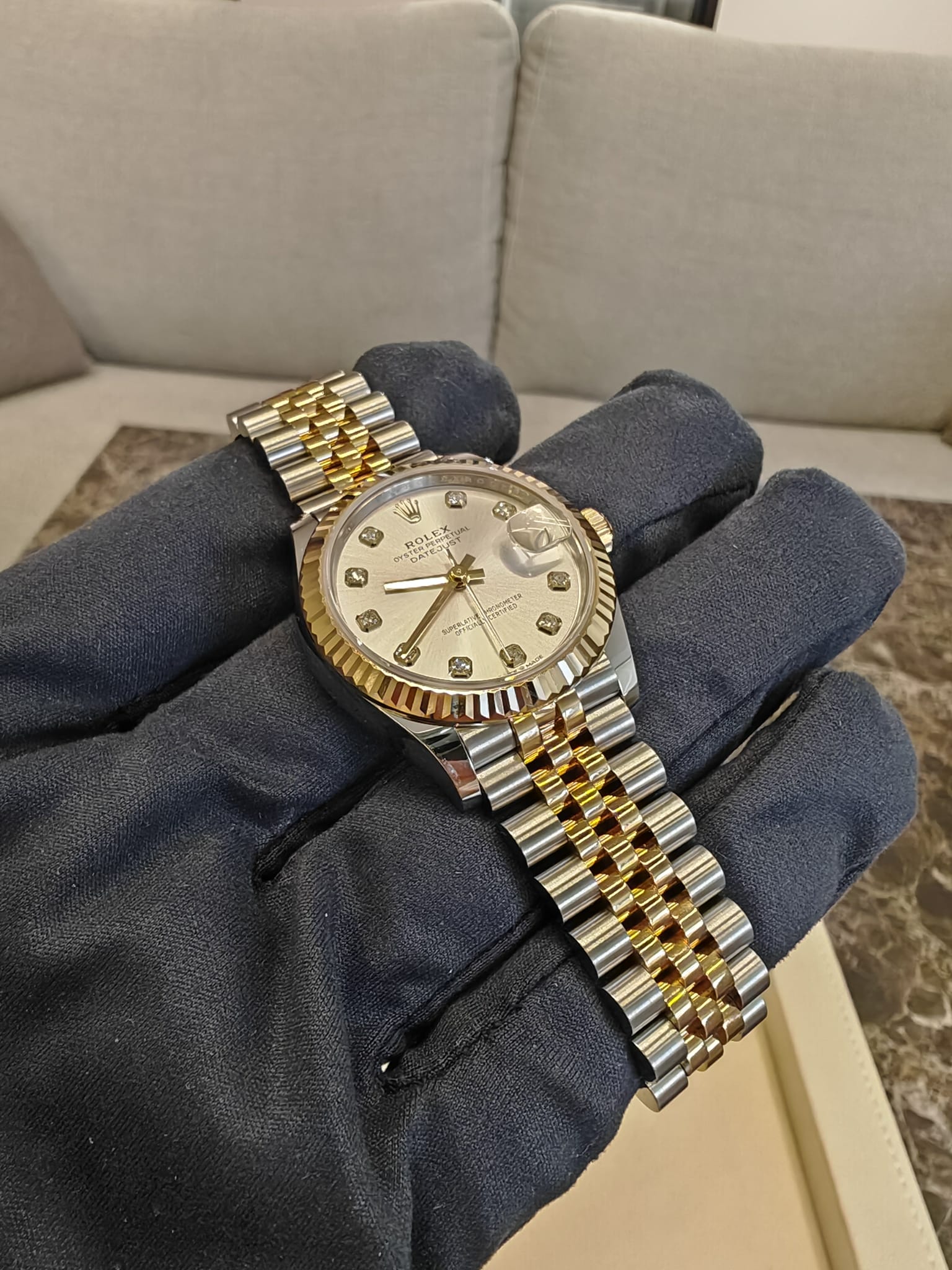 Rolex Datejust 31 278273G Silver Jubilee 2025