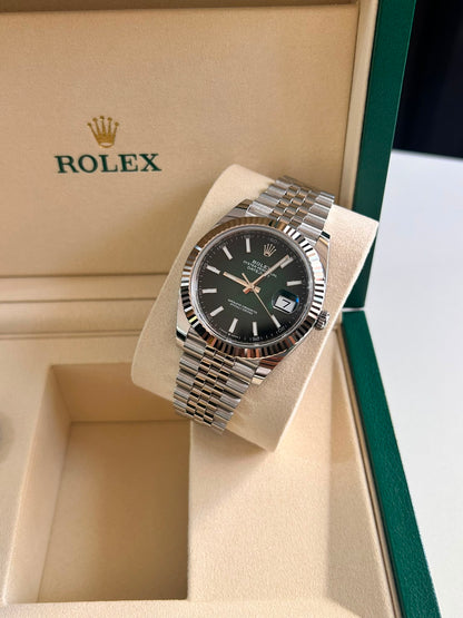 Rolex Datejust 41 126334 Ombre Green Index Jubilee 2026