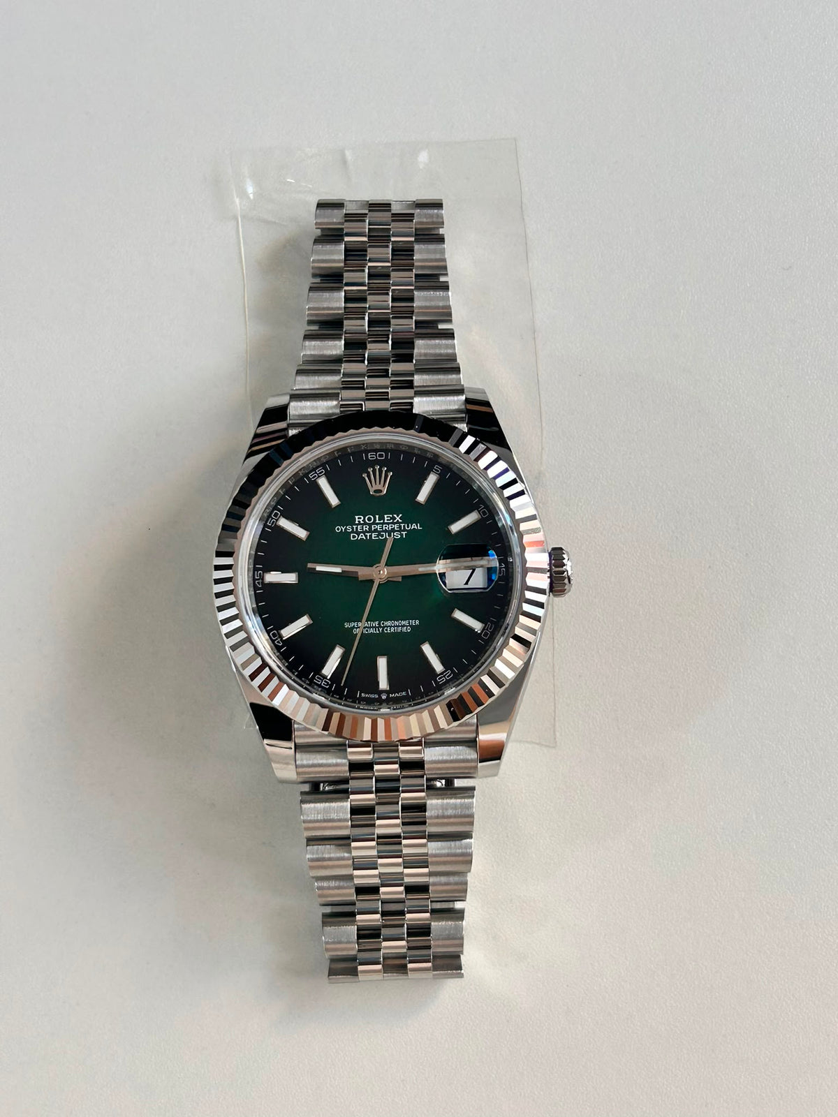 Rolex Datejust 41 126334 Ombre Green Index Jubilee 2026