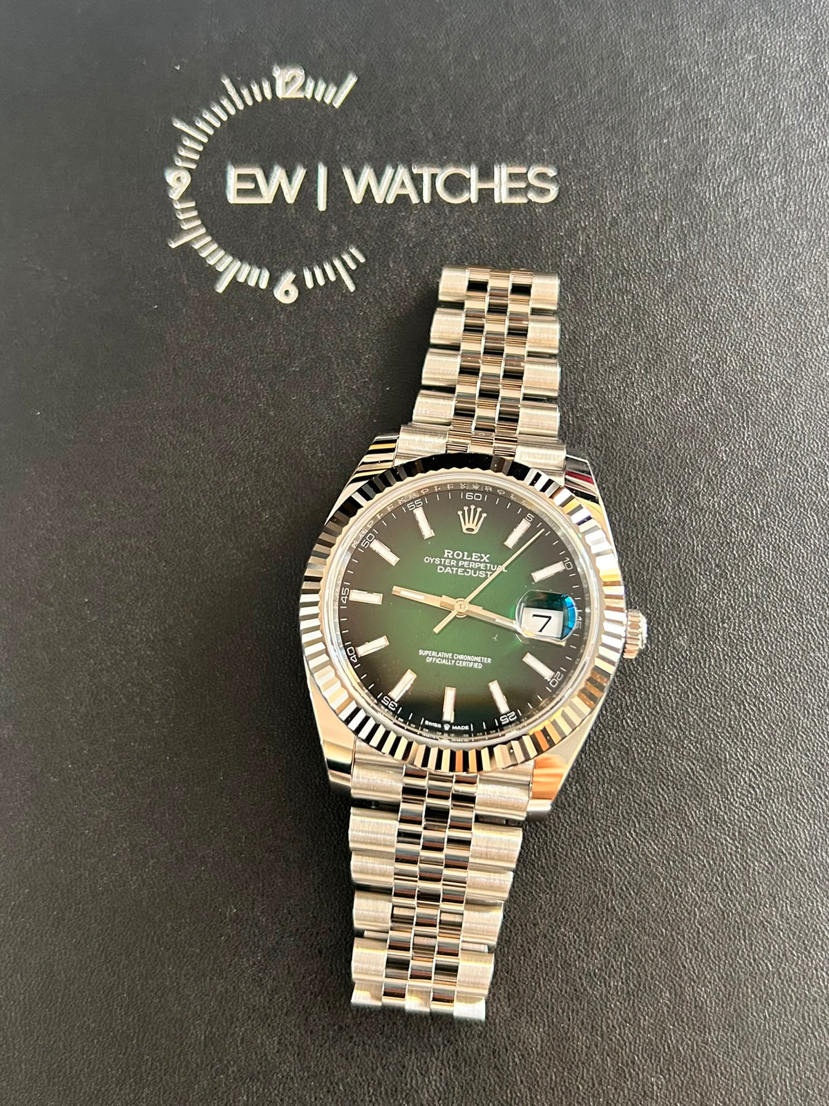 Rolex Datejust 41 126334 Ombre Green Index Jubilee 2026
