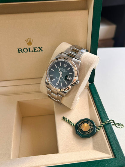 Rolex Datejust 41 126334 Ombre Green Index Oyster 2026