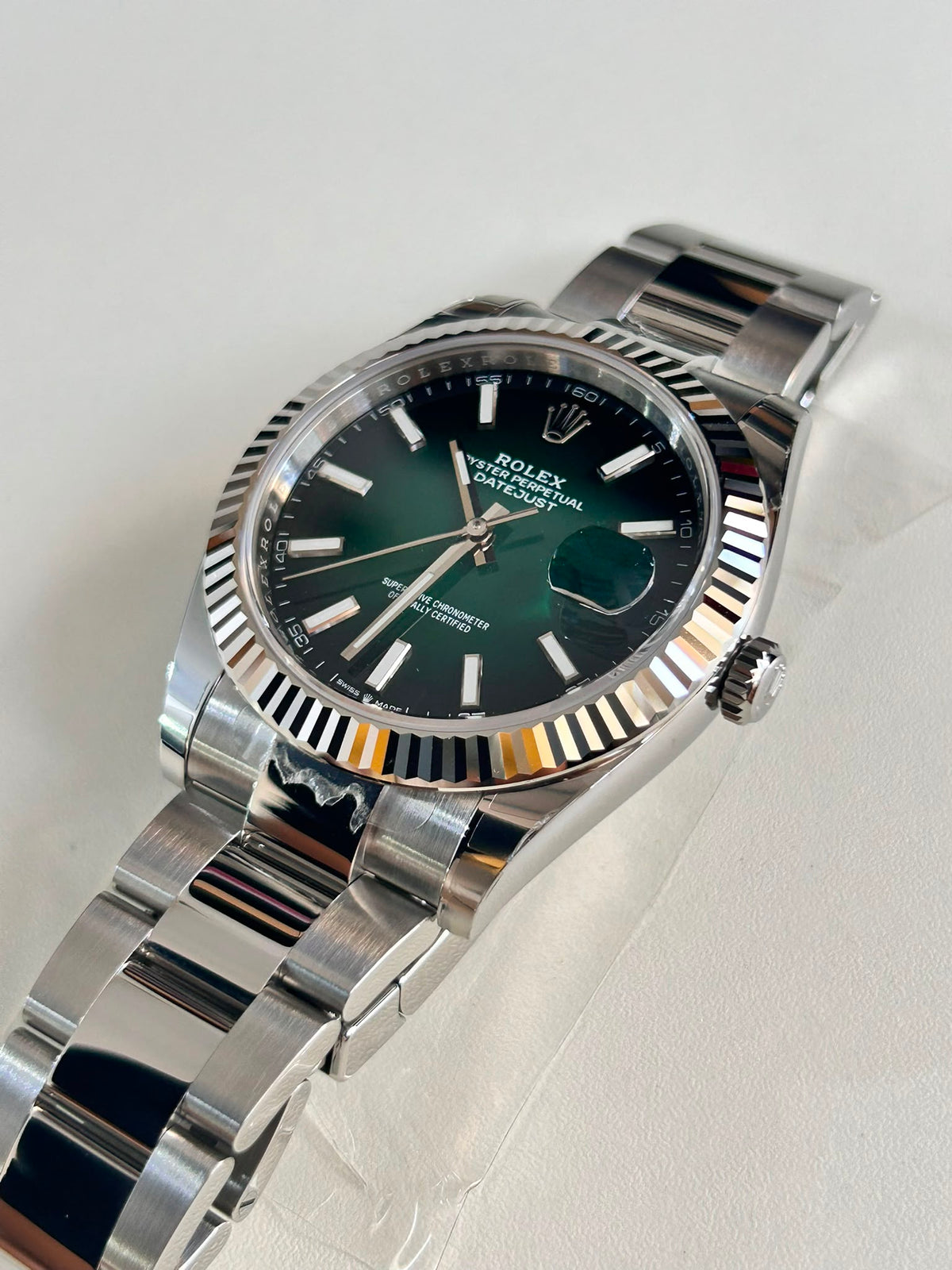 Rolex Datejust 41 126334 Ombre Green Index Oyster 2026