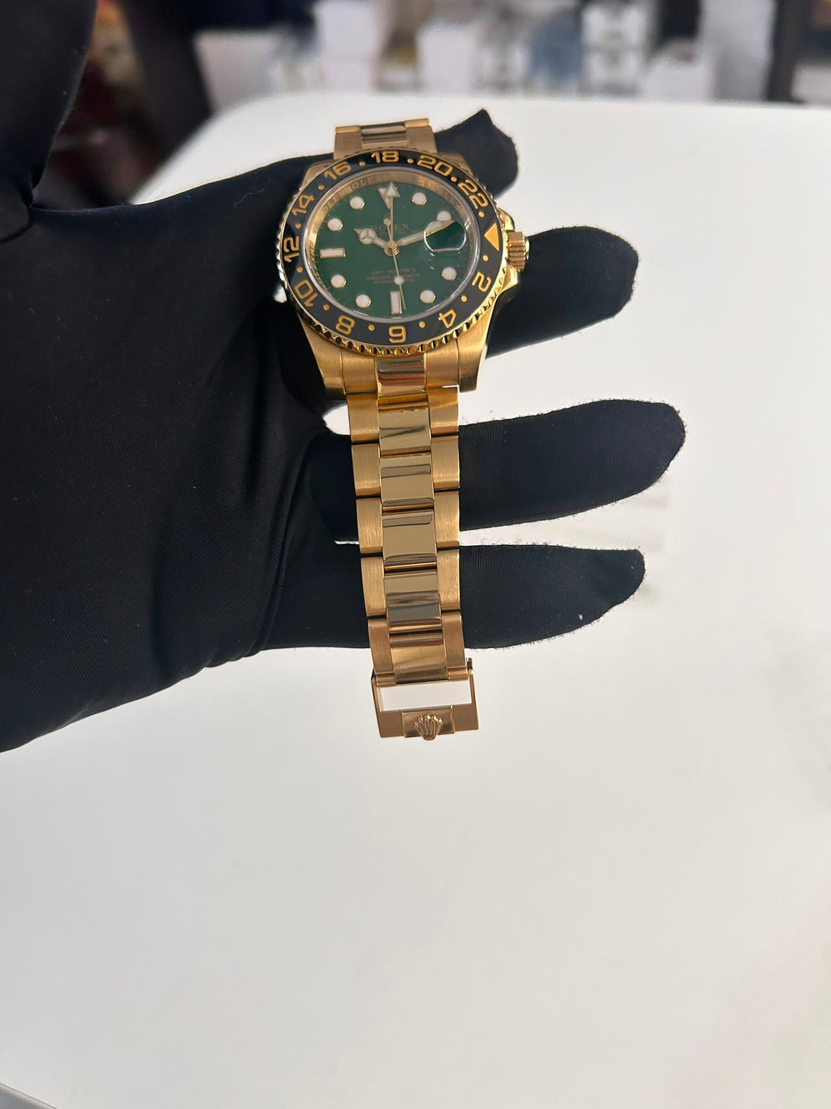Rolex GMT-Master II 116718LN Green 2008 full set