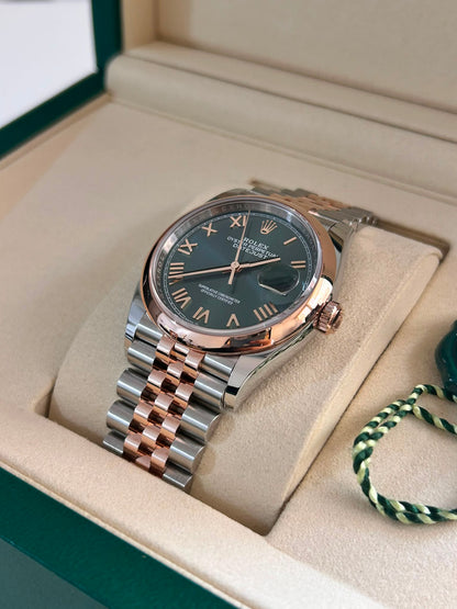Rolex Datejust 36 126201 New Green Roman Jubilee 2026