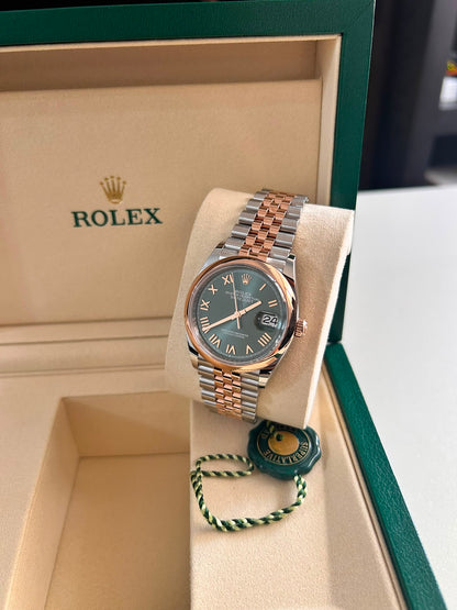 Rolex Datejust 36 126201 New Green Roman Jubilee 2026
