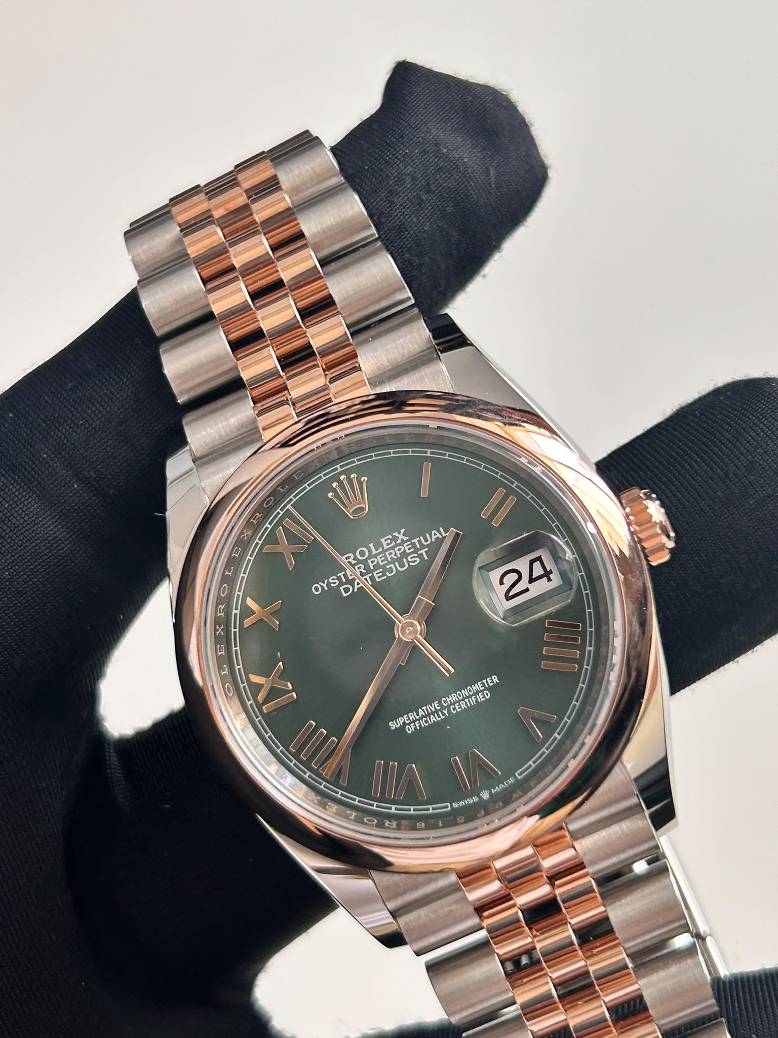 Rolex Datejust 36 126201 New Green Roman Jubilee 2026