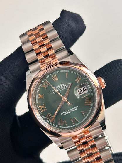 Rolex Datejust 36 126201 New Green Roman Jubilee 2026