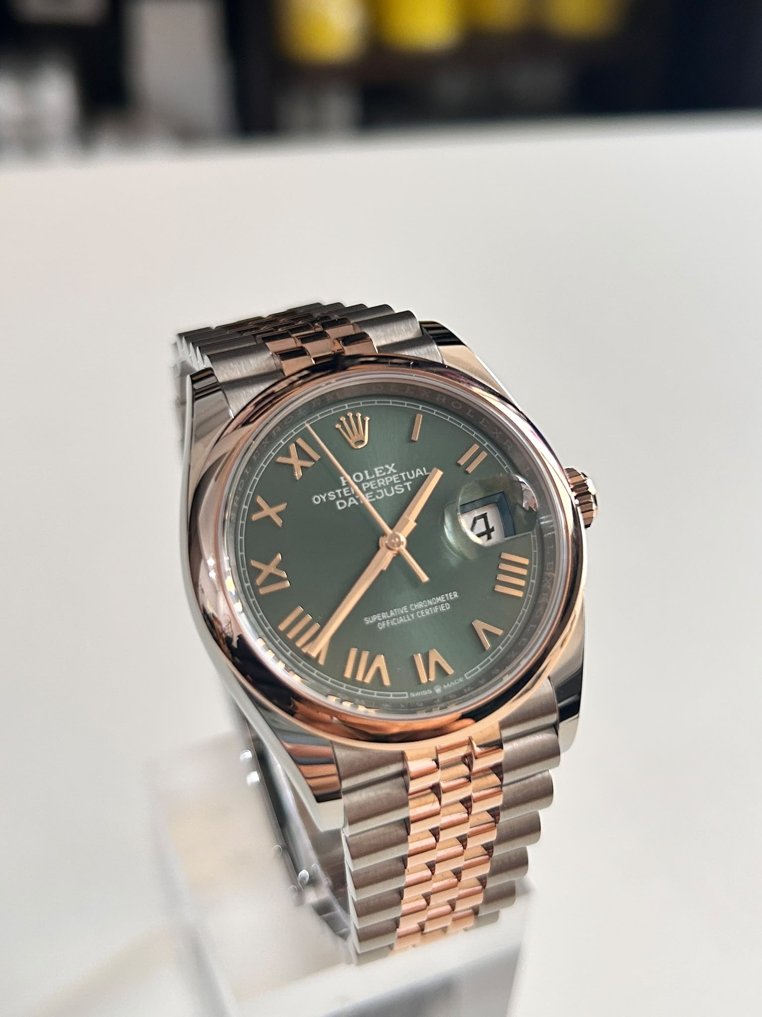 Rolex Datejust 36 126201 New Green Roman Jubilee 2026