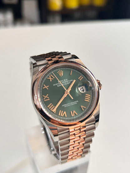 Rolex Datejust 36 126201 New Green Roman Jubilee 2026
