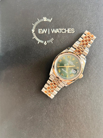 Rolex Datejust 36 126201 New Green Roman Jubilee 2026