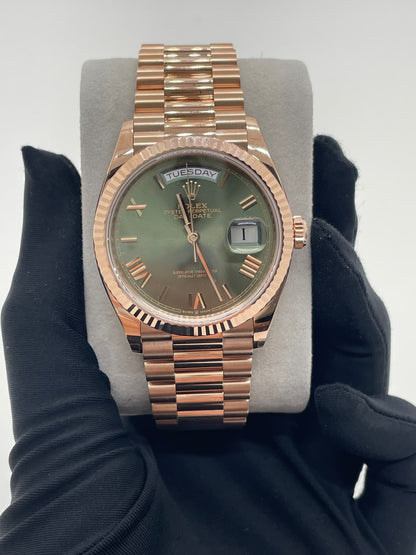Rolex Day-Date 36 128235 GREEN ROMAN 2026