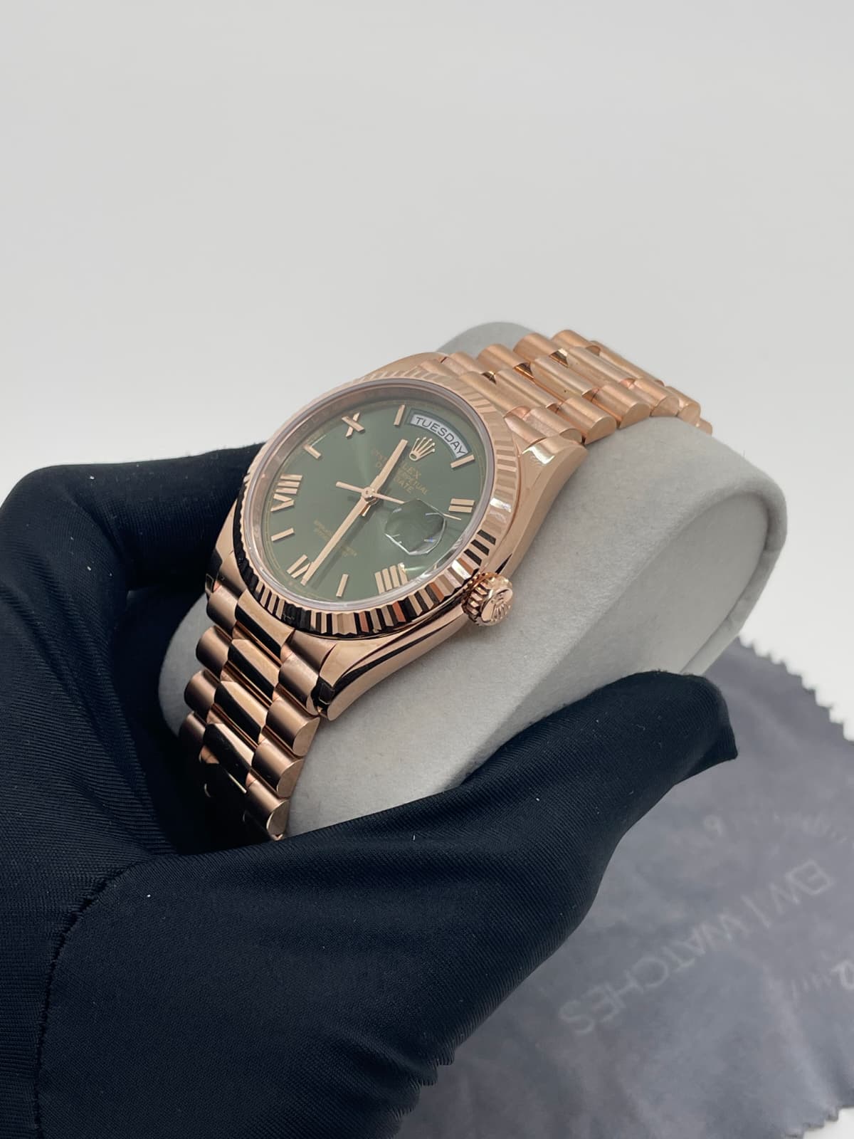 Rolex Day-Date 36 128235 GREEN ROMAN 2025