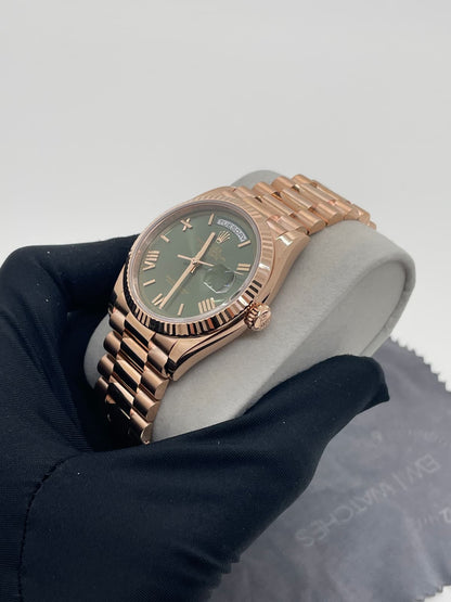 Rolex Day-Date 36 128235 GREEN ROMAN 2025