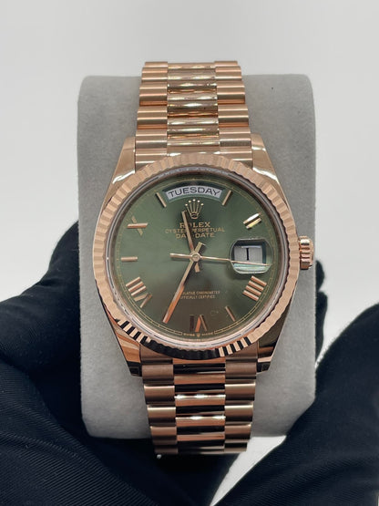 Rolex Day-Date 36 128235 GREEN ROMAN 2026