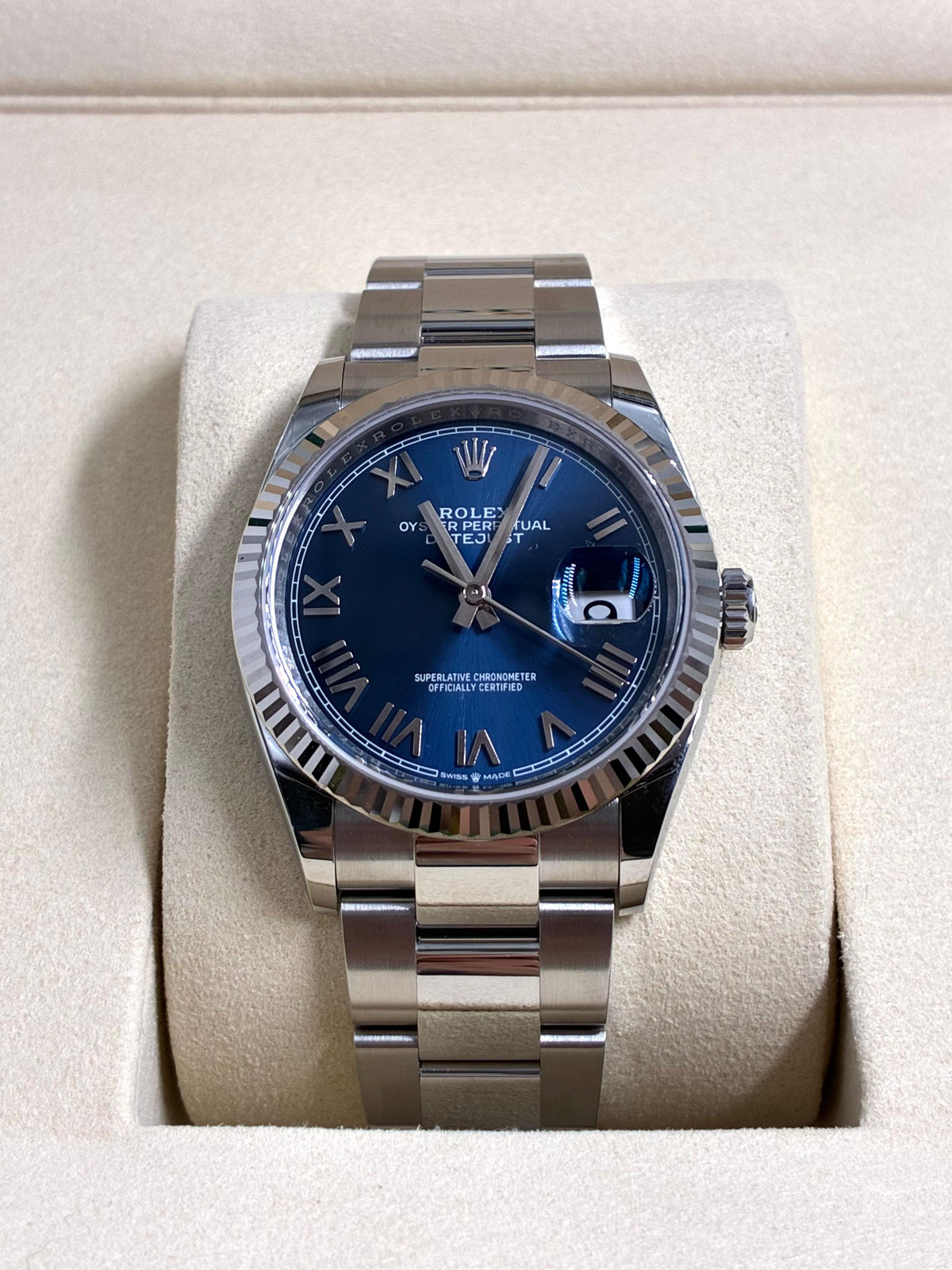 Rolex Datejust 36 126234 Blue Roman Oyster 2026
