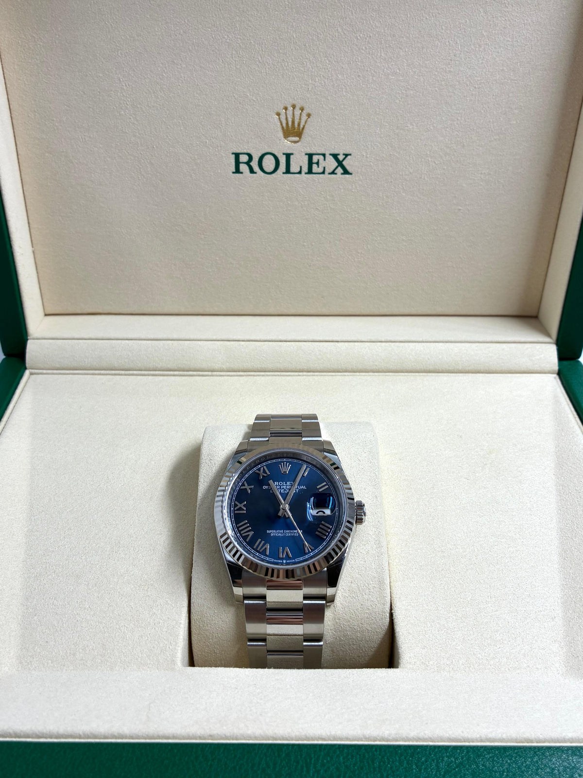Rolex Datejust 36 126234 Blue Roman Oyster 2026