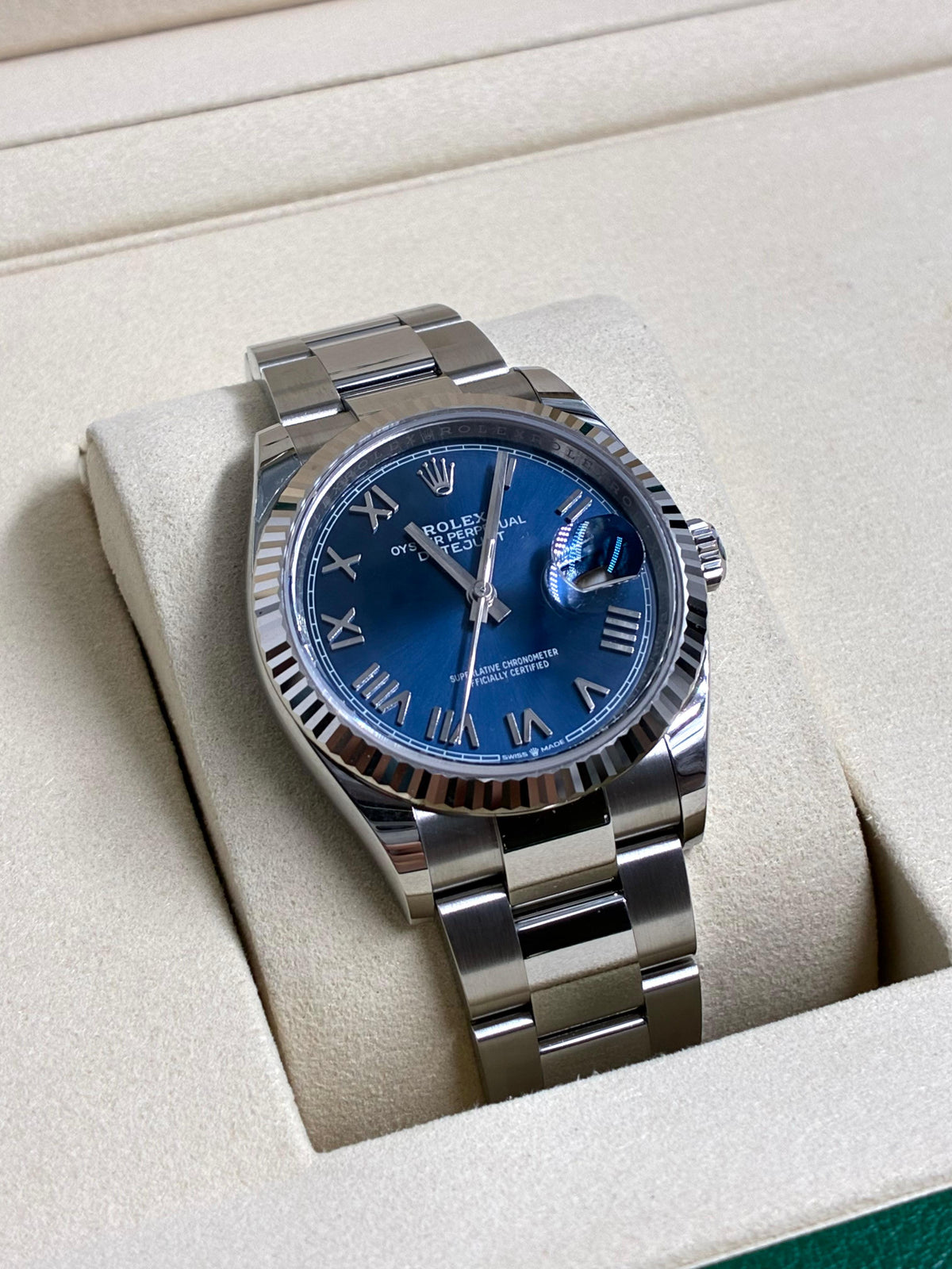 Rolex Datejust 36 126234 Blue Roman Oyster 2026