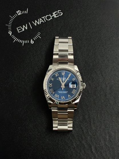Rolex Datejust 36 126234 Blue Roman Oyster 2026