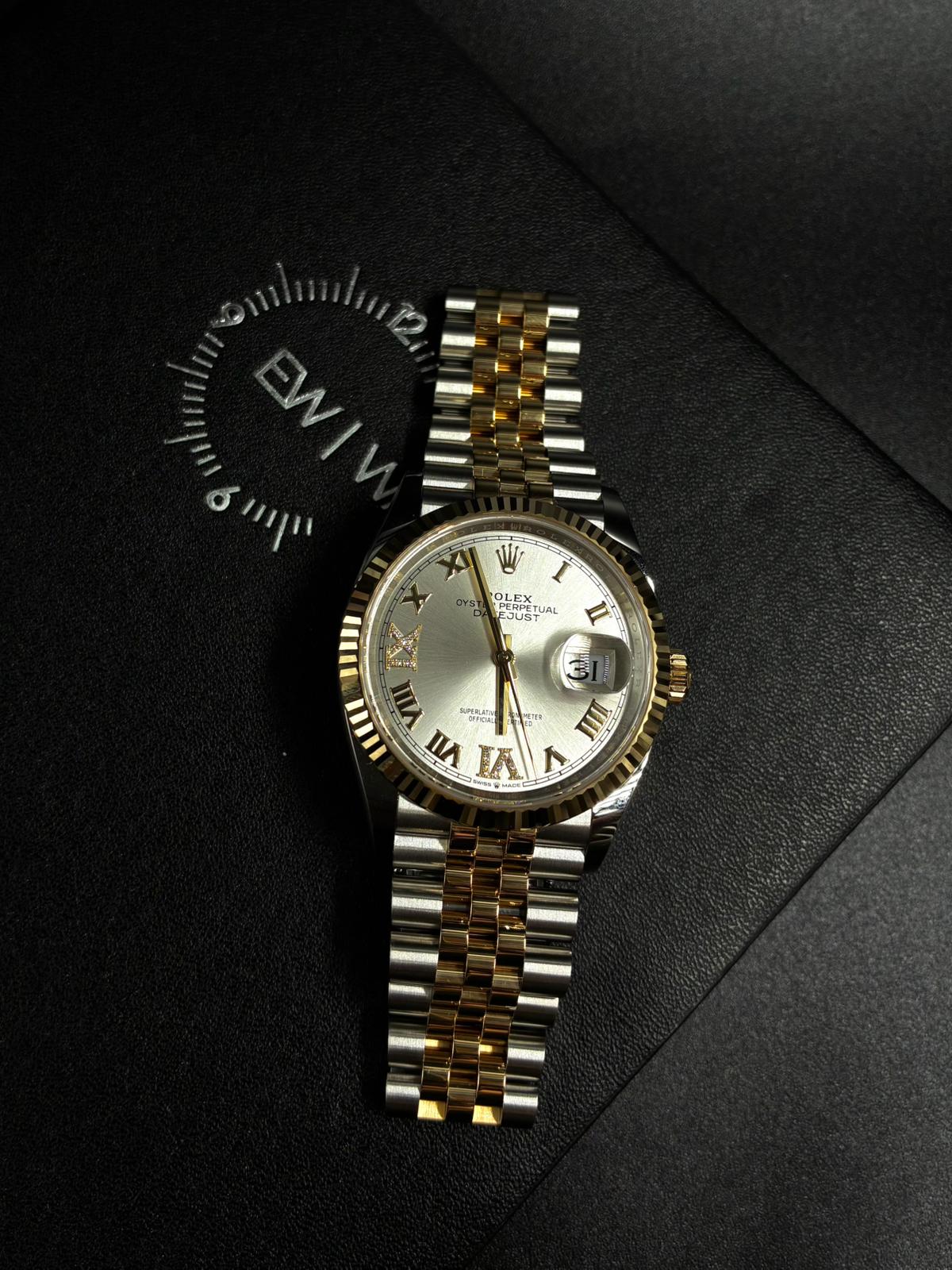 Rolex Datejust 36 126233 Silver VIIX Jubilee 2025