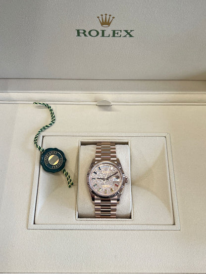 Rolex Day-Date 36MM 128235A Pave 2026